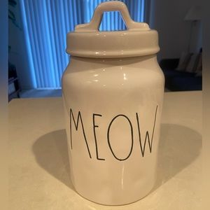Meow Cat Treat Container